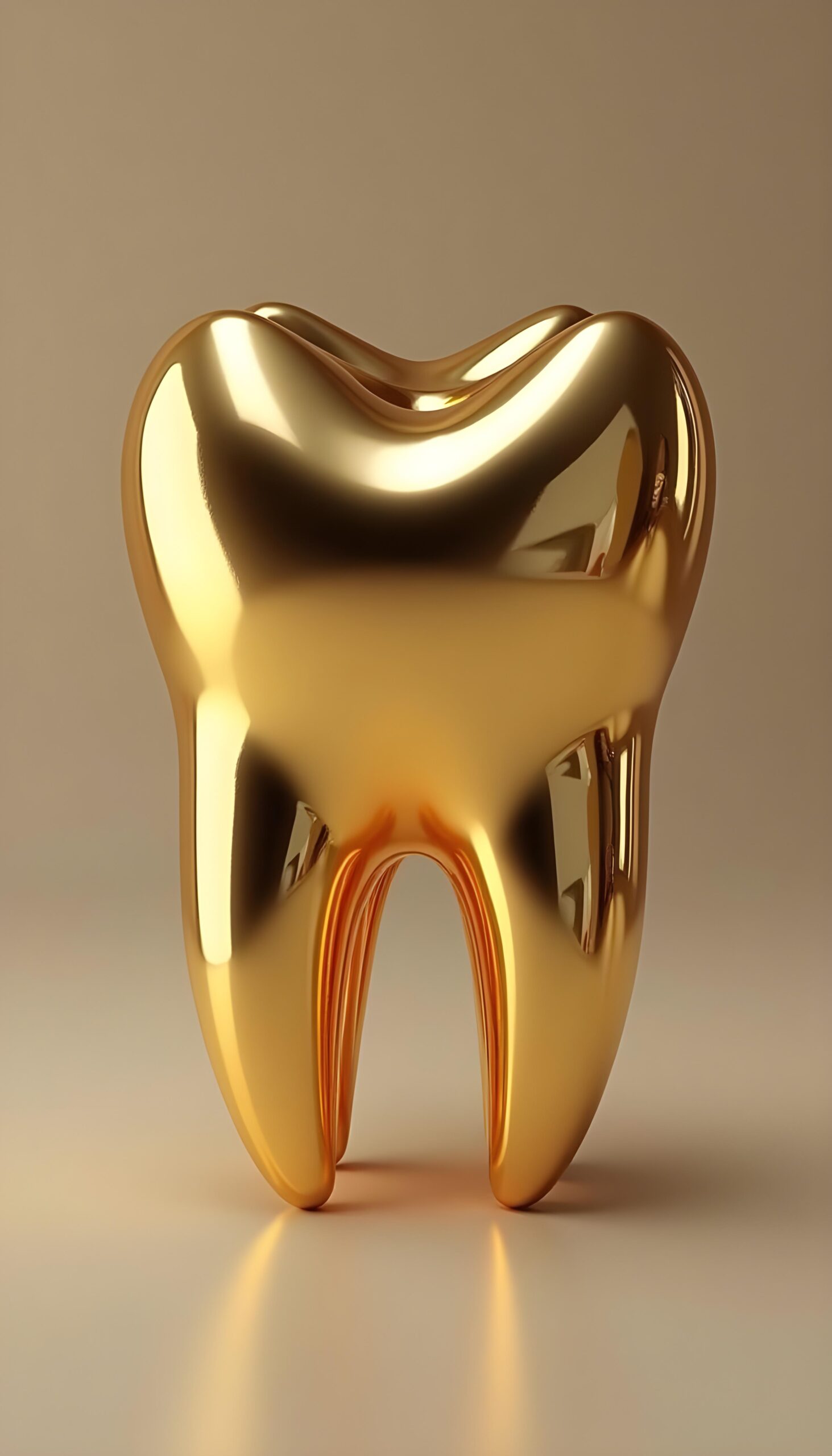 gouden kies als illustratie bij de pagina over retouren bij mevrouw mond geurkaarsen